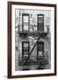 Black Manhattan Collection - Graffiti Stairs-Philippe Hugonnard-Framed Photographic Print