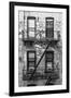 Black Manhattan Collection - Graffiti Stairs-Philippe Hugonnard-Framed Photographic Print