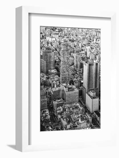 Black Manhattan Collection - Jenga Building-Philippe Hugonnard-Framed Photographic Print