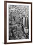 Black Manhattan Collection - Jenga Building-Philippe Hugonnard-Framed Photographic Print