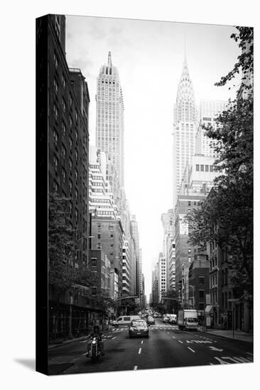 Black Manhattan Collection - Lexington Avenue-Philippe Hugonnard-Stretched Canvas