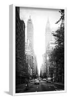 Black Manhattan Collection - Lexington Avenue-Philippe Hugonnard-Framed Photographic Print