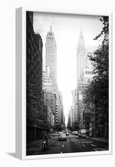 Black Manhattan Collection - Lexington Avenue-Philippe Hugonnard-Framed Photographic Print