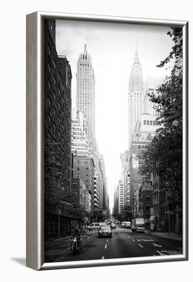 Black Manhattan Collection - Lexington Avenue-Philippe Hugonnard-Framed Photographic Print