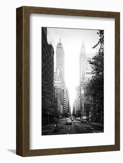 Black Manhattan Collection - Lexington Avenue-Philippe Hugonnard-Framed Photographic Print