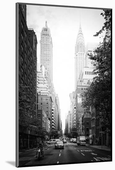 Black Manhattan Collection - Lexington Avenue-Philippe Hugonnard-Mounted Photographic Print