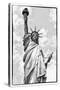 Black Manhattan Collection - Liberty I-Philippe Hugonnard-Stretched Canvas