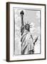 Black Manhattan Collection - Liberty I-Philippe Hugonnard-Framed Photographic Print