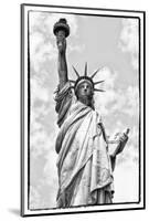 Black Manhattan Collection - Liberty I-Philippe Hugonnard-Mounted Photographic Print