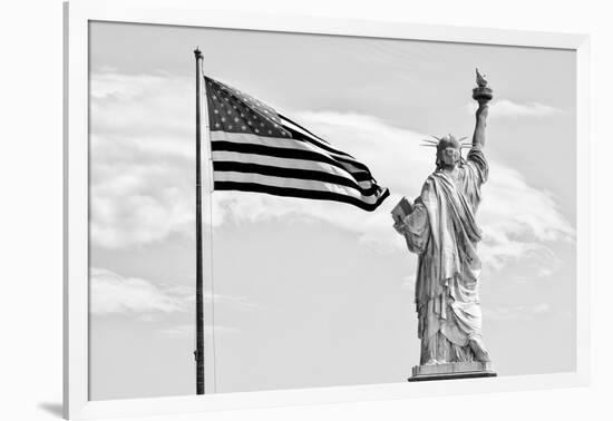 Black Manhattan Collection - Liberty-Philippe Hugonnard-Framed Photographic Print