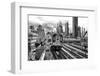 Black Manhattan Collection - Line 7 Subway-Philippe Hugonnard-Framed Photographic Print