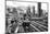 Black Manhattan Collection - Line 7 Subway-Philippe Hugonnard-Mounted Photographic Print