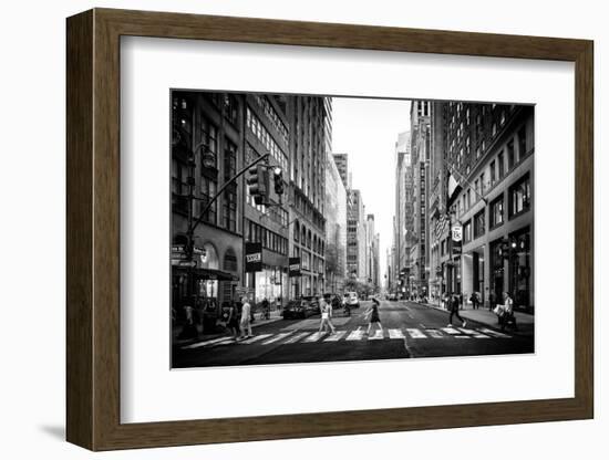 Black Manhattan Collection - Madison Avenue-Philippe Hugonnard-Framed Photographic Print