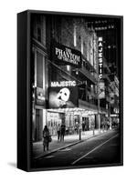 Black Manhattan Collection - Majestic-Philippe Hugonnard-Framed Stretched Canvas