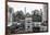 Black Manhattan Collection - New York Buildings-Philippe Hugonnard-Framed Photographic Print