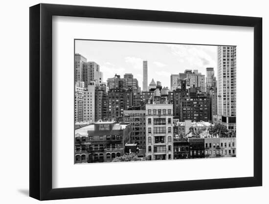 Black Manhattan Collection - New York Buildings-Philippe Hugonnard-Framed Photographic Print