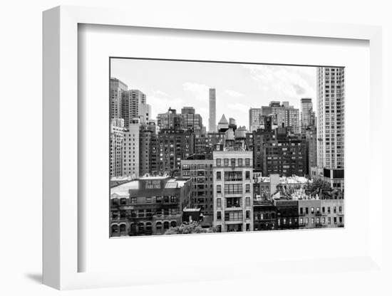 Black Manhattan Collection - New York Buildings-Philippe Hugonnard-Framed Photographic Print
