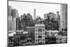 Black Manhattan Collection - New York Buildings-Philippe Hugonnard-Mounted Photographic Print
