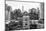 Black Manhattan Collection - New York Buildings-Philippe Hugonnard-Mounted Photographic Print