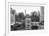 Black Manhattan Collection - New York Buildings-Philippe Hugonnard-Framed Photographic Print