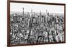 Black Manhattan Collection - New York City-Philippe Hugonnard-Framed Photographic Print