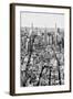 Black Manhattan Collection - New York Cityscape-Philippe Hugonnard-Framed Photographic Print