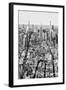 Black Manhattan Collection - New York Cityscape-Philippe Hugonnard-Framed Photographic Print