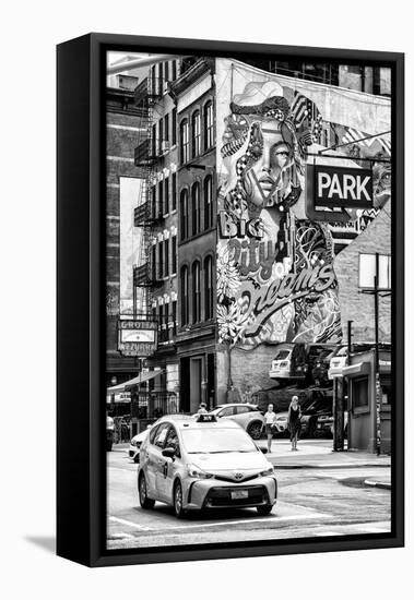 Black Manhattan Collection - New York Dreams-Philippe Hugonnard-Framed Stretched Canvas