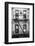 Black Manhattan Collection - New York Facade I-Philippe Hugonnard-Framed Photographic Print