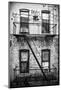 Black Manhattan Collection - New York Facade I-Philippe Hugonnard-Mounted Photographic Print