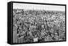 Black Manhattan Collection - New York-Philippe Hugonnard-Framed Stretched Canvas
