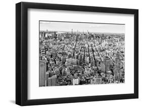 Black Manhattan Collection - New York-Philippe Hugonnard-Framed Photographic Print