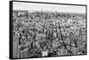 Black Manhattan Collection - New York-Philippe Hugonnard-Framed Stretched Canvas