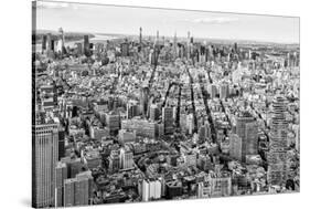 Black Manhattan Collection - New York-Philippe Hugonnard-Stretched Canvas