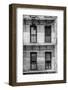 Black Manhattan Collection - NY Building Facade-Philippe Hugonnard-Framed Photographic Print