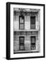 Black Manhattan Collection - NY Building Facade-Philippe Hugonnard-Framed Photographic Print