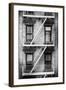 Black Manhattan Collection - NY Facade-Philippe Hugonnard-Framed Photographic Print