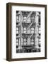 Black Manhattan Collection - NYC Facade-Philippe Hugonnard-Framed Photographic Print