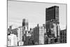 Black Manhattan Collection - NYC Skyscrapers-Philippe Hugonnard-Mounted Photographic Print