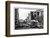 Black Manhattan Collection - NYC Street Scene-Philippe Hugonnard-Framed Photographic Print