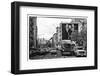 Black Manhattan Collection - NYC Street Scene-Philippe Hugonnard-Framed Photographic Print