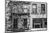 Black Manhattan Collection - Old Building Facades-Philippe Hugonnard-Mounted Photographic Print
