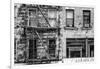 Black Manhattan Collection - Old Building Facades-Philippe Hugonnard-Framed Photographic Print