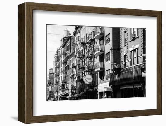 Black Manhattan Collection - Old Buildings-Philippe Hugonnard-Framed Photographic Print