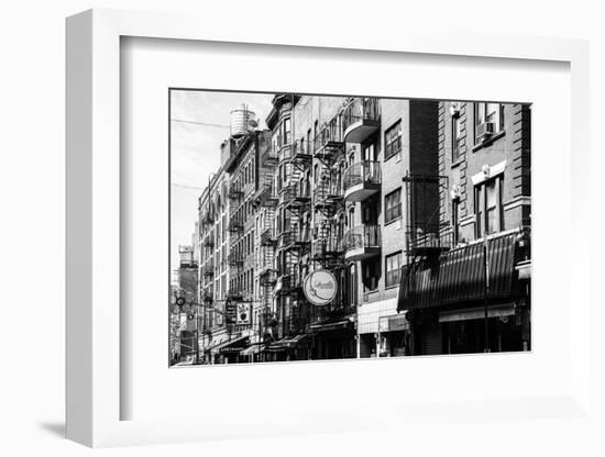 Black Manhattan Collection - Old Buildings-Philippe Hugonnard-Framed Photographic Print