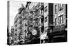 Black Manhattan Collection - Old Buildings-Philippe Hugonnard-Stretched Canvas