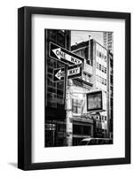 Black Manhattan Collection - One Way-Philippe Hugonnard-Framed Photographic Print