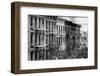 Black Manhattan Collection - Outside Buildings Facade-Philippe Hugonnard-Framed Photographic Print