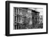 Black Manhattan Collection - Outside Buildings Facade-Philippe Hugonnard-Framed Photographic Print