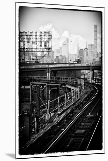 Black Manhattan Collection - Queens-Philippe Hugonnard-Mounted Photographic Print